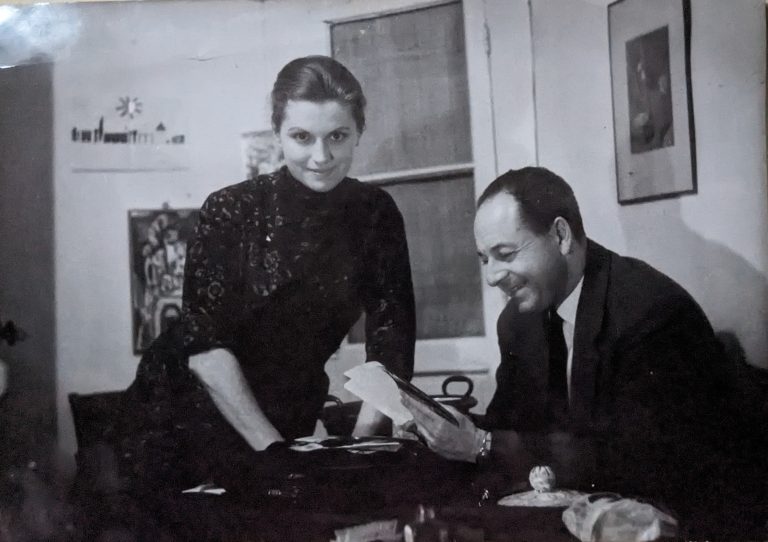 Suzanne Lipinska et son père