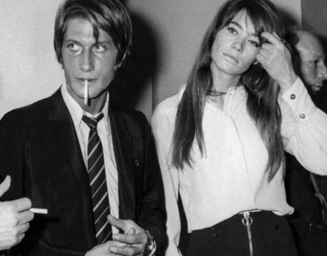 Le chanteur Jacques Dutronc et Françoise Hardy